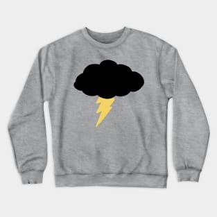 Cloud and Lightning Crewneck Sweatshirt